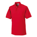 Leuchtend Rot - Front - Russell - Poloshirt Strapazierfähig für Herren