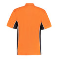 Orange-Graphit - Back - GAMEGEAR - "Track" Poloshirt für Herren