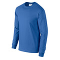 Königsblau - Side - Gildan - "Ultra" T-Shirt für Herren-Damen Unisex  Langärmlig
