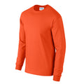 Orange - Side - Gildan - "Ultra" T-Shirt für Herren-Damen Unisex  Langärmlig