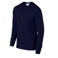 Marineblau - Side - Gildan - "Ultra" T-Shirt für Herren-Damen Unisex  Langärmlig