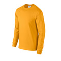 Gold - Side - Gildan - "Ultra" T-Shirt für Herren-Damen Unisex  Langärmlig