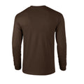 Dunkle Schokolade - Back - Gildan - "Ultra" T-Shirt für Herren-Damen Unisex  Langärmlig