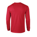Rot - Back - Gildan - "Ultra" T-Shirt für Herren-Damen Unisex  Langärmlig