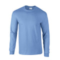 Carolina Blau - Front - Gildan - "Ultra" T-Shirt für Herren-Damen Unisex  Langärmlig