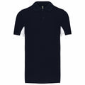 Marineblau-Weiß - Front - Kariban - Poloshirt für Herren