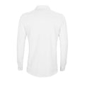Aufgehelltes Weiß - Back - NEOBLU - "Basile" Hemd Baumwolle aus biologischem Anbau für Herren  Langärmlig