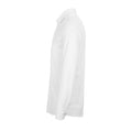 Aufgehelltes Weiß - Side - NEOBLU - "Basile" Hemd Baumwolle aus biologischem Anbau für Herren  Langärmlig