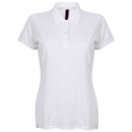 Weiß - Front - Henbury - Poloshirt für Damen