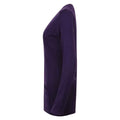 Violett - Side - Henbury - Strickjacke V-Ausschnitt für Damen