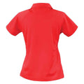 Rot-Weiß - Back - Spiro - "Team Spirit" Poloshirt für Damen