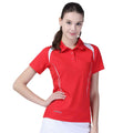 Rot-Weiß - Side - Spiro - "Team Spirit" Poloshirt für Damen