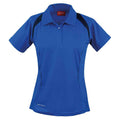 Königsblau-Marineblau - Front - Spiro - "Team Spirit" Poloshirt für Damen