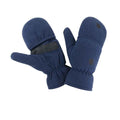 Marineblau - Front - Result - Herren-Damen Unisex Fingerlose Handschuhe