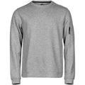 Grau meliert - Front - Tee Jays - "Athletic" Sweatshirt Rundhalsausschnitt für Herren