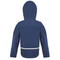 Marineblau-Königsblau - Back - Result Core - "TX" Softshelljacke mit Kapuze für Kinder