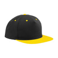Schwarz-Gelb - Front - Beechfield - Snapback Mütze 5 Segmente