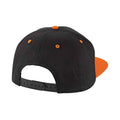 Schwarz-Orange - Back - Beechfield - Snapback Mütze 5 Segmente
