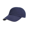 Marineblau-Weiß - Front - Result Headwear - Baseball-Mütze Niedriges Profil für Kinder