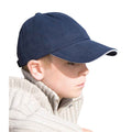 Marineblau-Weiß - Back - Result Headwear - Baseball-Mütze Niedriges Profil für Kinder