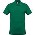 Irisches Grün - Front - Kariban - Poloshirt für Herren