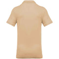 Sandfarben - Back - Kariban - Poloshirt für Herren