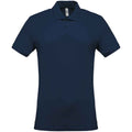 Marineblau - Front - Kariban - Poloshirt für Herren