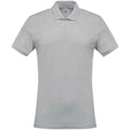 Schneegrau - Front - Kariban - Poloshirt für Herren