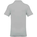 Schneegrau - Back - Kariban - Poloshirt für Herren