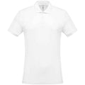 Weiß - Front - Kariban - Poloshirt für Herren