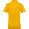 Gelb - Back - Kariban - Poloshirt für Herren