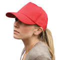 Rot - Back - Result Headwear - Baseball-Mütze für Herren-Damen Unisex