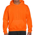 Neon-Orange - Front - Gildan - Kapuzenpullover für Herren