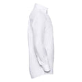 Weiß - Side - Russell Collection - "Ultimate" Formelles Hemd für Herren  Langärmlig