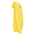Gelb - Side - Jerzees Schoolgear - Kapuzenpullover für Kinder