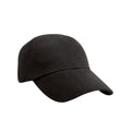 Schwarz - Front - Result Headwear - Kappe Niedriges Profil für Kinder