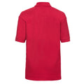 Rot - Back - Russell - Poloshirt für Kinder
