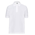 Weiß - Front - Russell - Poloshirt für Kinder