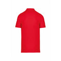 Rot - Back - Kariban - Poloshirt Antibakteriell für Herren