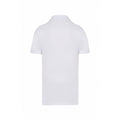 Weiß - Back - Kariban - Poloshirt Antibakteriell für Herren