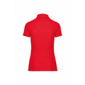 Rot - Back - Kariban - Poloshirt Antibakteriell für Damen