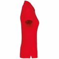 Rot - Side - Kariban - Poloshirt Antibakteriell für Damen