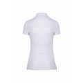 Weiß - Back - Kariban - Poloshirt Antibakteriell für Damen