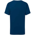 Bergblau - Back - Fruit of the Loom - "Iconic 195 Premium" T-Shirt für Kinder