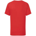 Rot - Back - Fruit of the Loom - "Iconic 195 Premium" T-Shirt für Kinder