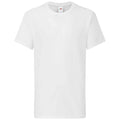 Weiß - Front - Fruit of the Loom - "Iconic 195 Premium" T-Shirt für Kinder