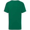 College Grün - Back - Fruit of the Loom - "Iconic 195 Premium" T-Shirt für Kinder