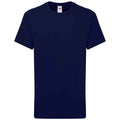 Marineblau - Front - Fruit of the Loom - "Iconic 195 Premium" T-Shirt für Kinder