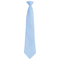 Mittelblau - Front - Premier - "Colours Fashion" Krawatte Zum Anklemmen für Herren-Damen Unisex