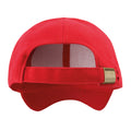 Rot - Back - Result Headwear - "Pro Style" Kappe für Herren-Damen Unisex